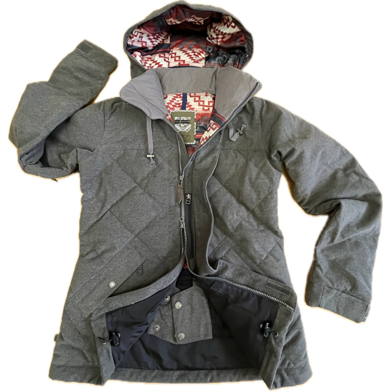 Куртка женская BURTON WB EDEN DWN JK CHARCOAL HEATHER