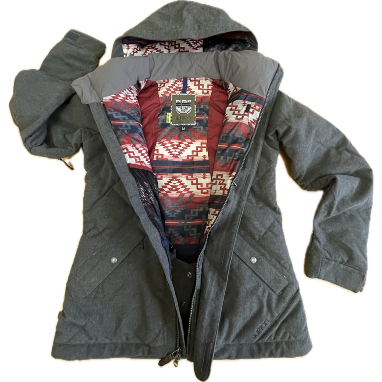 Куртка женская BURTON WB EDEN DWN JK CHARCOAL HEATHER