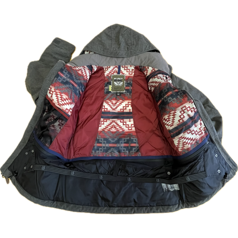 Куртка женская BURTON WB EDEN DWN JK CHARCOAL HEATHER