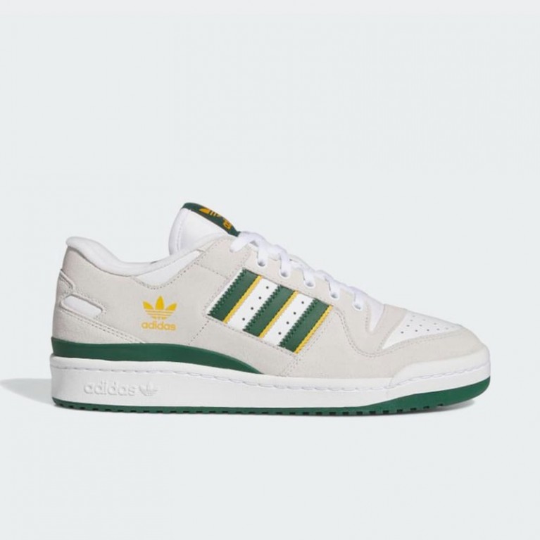 Кеды ADIDAS SHOES FORUM 84 LOW ADV WHT/GRN/YLW