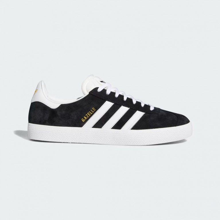 Кеды ADIDAS SHOES GAZELLE ADV BLK/WHT/GLD