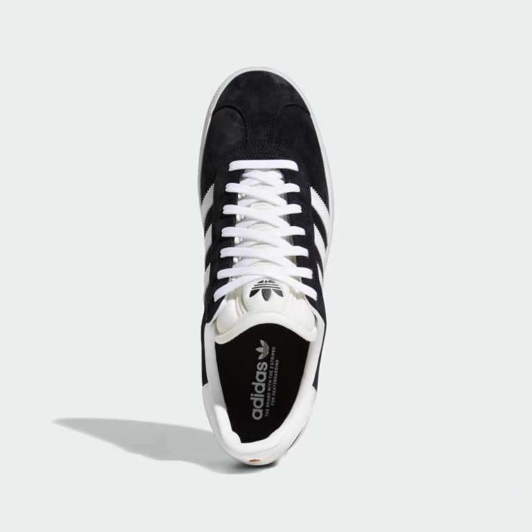 Кеды ADIDAS SHOES GAZELLE ADV BLK/WHT/GLD