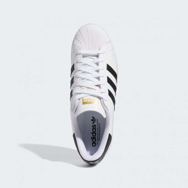 Кеды ADIDAS SHOES SUPERSTAR ADV WHT/BLK/GLD