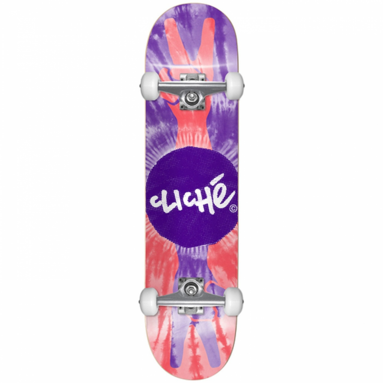 Скейт в сборе Cliché PEACE FP  PURPLE/RED (8)