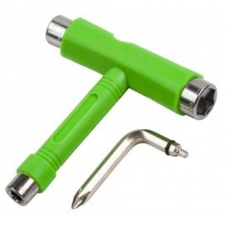 Ключ для скейтборда Boardak Plastic T-Tools Green