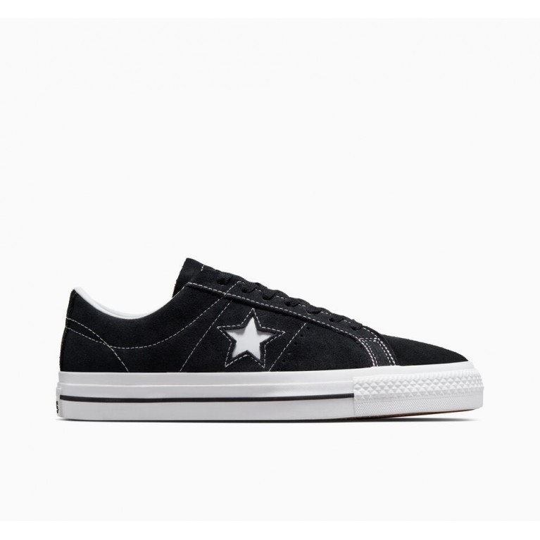 Кеды CONVERSE ONE STAR PRO OX BLACK/BLACK/WHITE