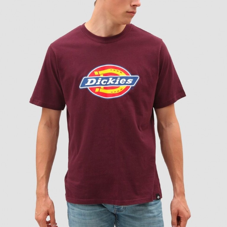 Купить Футболка Dickies Icon Logo Tee Maroon с доставкой в бордшопе Бордак