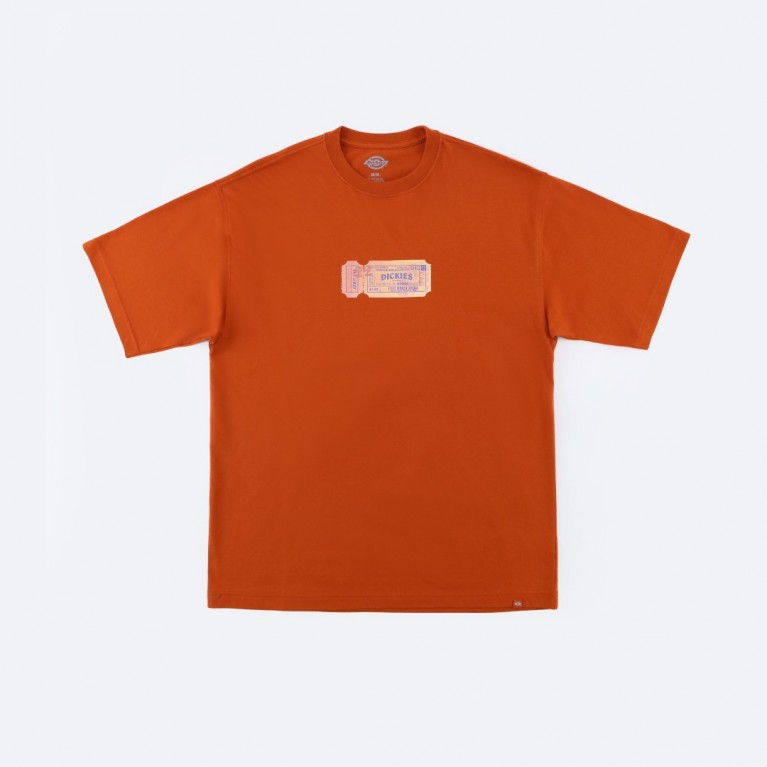 Футболка DICKIES PAXICO GRAPHIC SS TEE BOMBAY BROWN