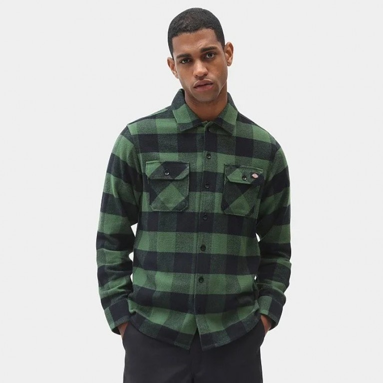 Рубашка DICKIES SACRAMENTO SHIRT Green Plaid