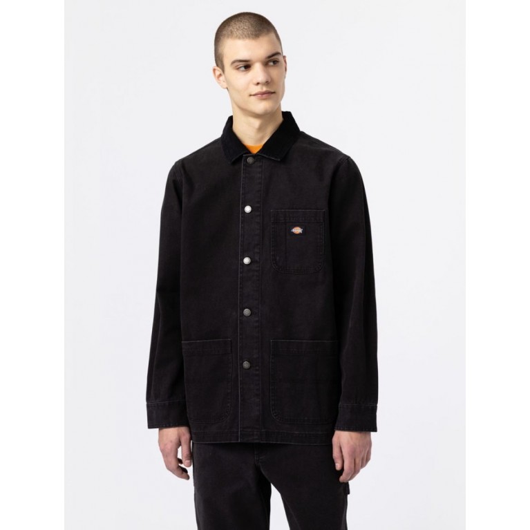 Куртка DICKIES DUCK CHORE COAT Stonewashed Black