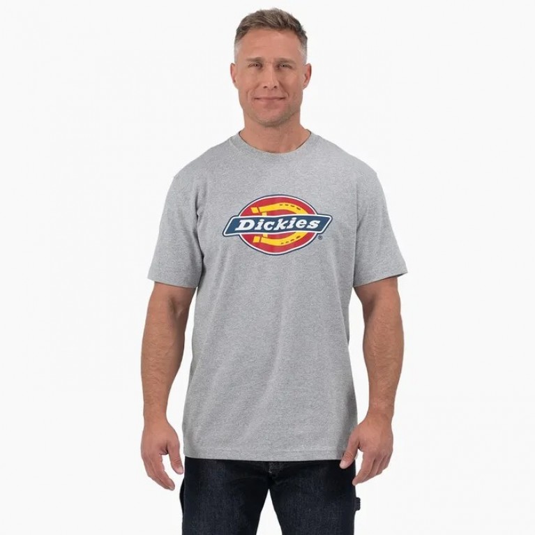 Купить футболку Dickies Short Sleeve Relaxed Fit Graphic T-Shirt Heather Grey