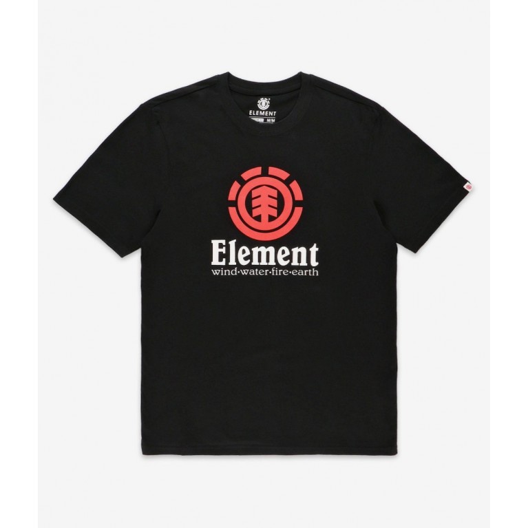 Element Vertical Flint Tee Black