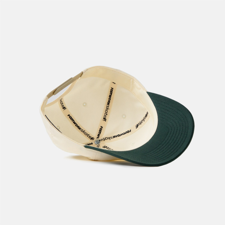 Кепка FOOTWORK TAG DAD CAP (Цвет GREEN/OFF WHITE, Размер Универсальный (OSFA))
