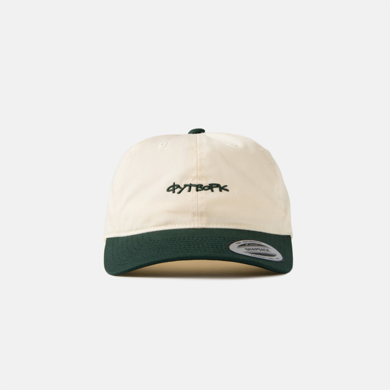 Кепка FOOTWORK TAG DAD CAP (Цвет GREEN/OFF WHITE, Размер Универсальный (OSFA))