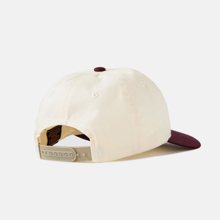 Кепка FOOTWORK TAG DAD CAP (Цвет MAROON/OFF WHITE, Размер Универсальный (OSFA))
