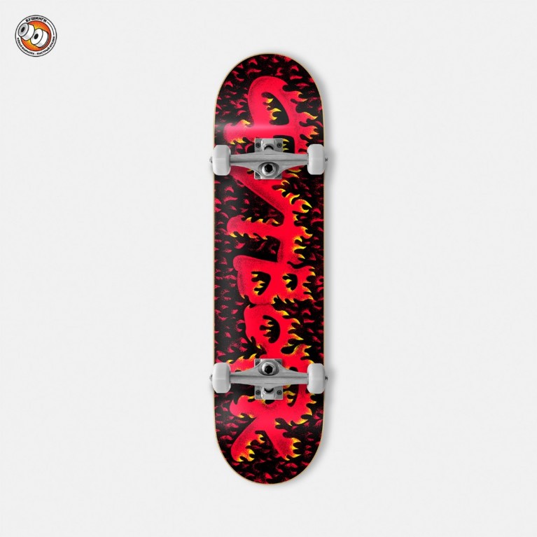 Скейтборд Футворк Flame Red 7.625 x 31.175