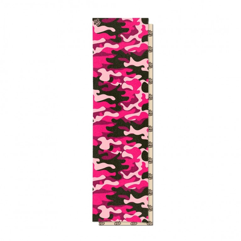Шкурка для скейтборда Dip Grip CAMO: PINK/BLACK