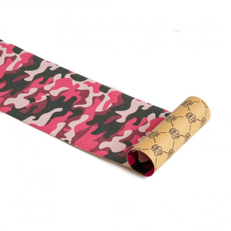 Шкурка для скейтборда Dip Grip CAMO: PINK/BLACK