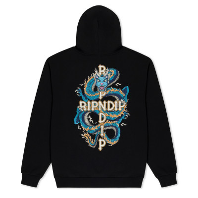 Толстовка Ripndip Shen Nerm Hoodie Black Vintage Wash