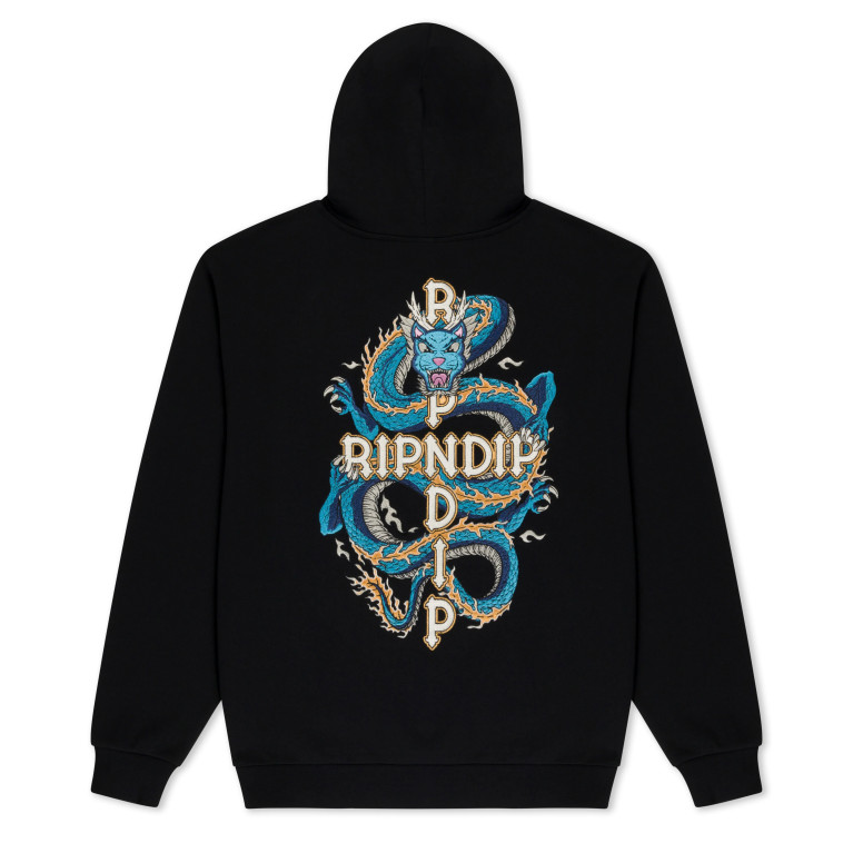 Толстовка Ripndip Shen Nerm Hoodie Black Vintage Wash