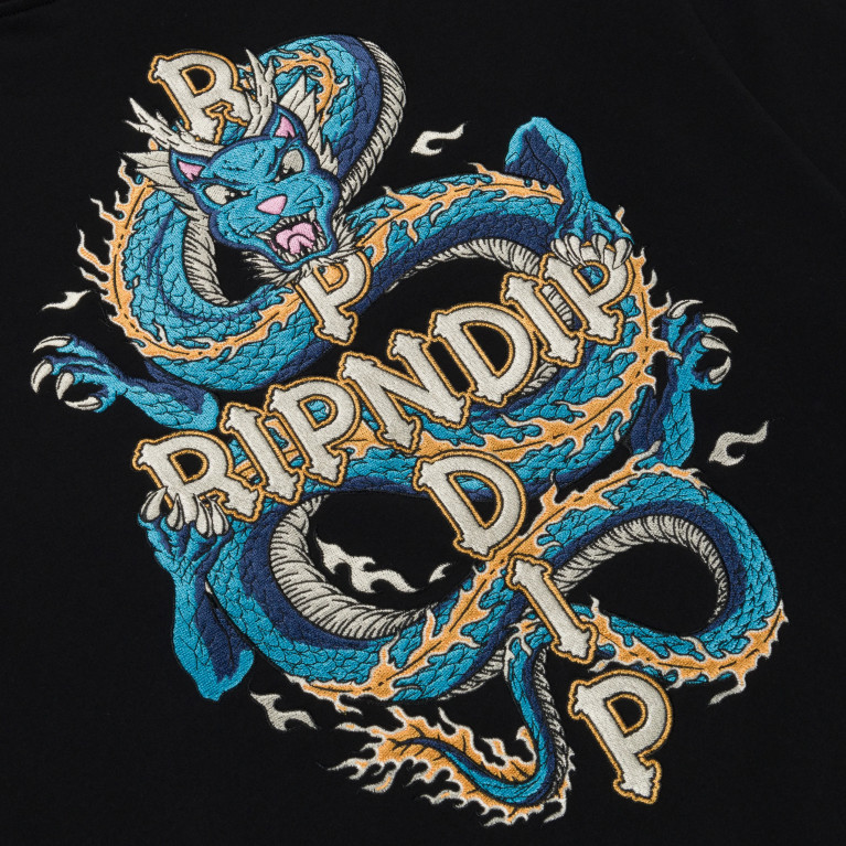 Толстовка Ripndip Shen Nerm Hoodie Black Vintage Wash