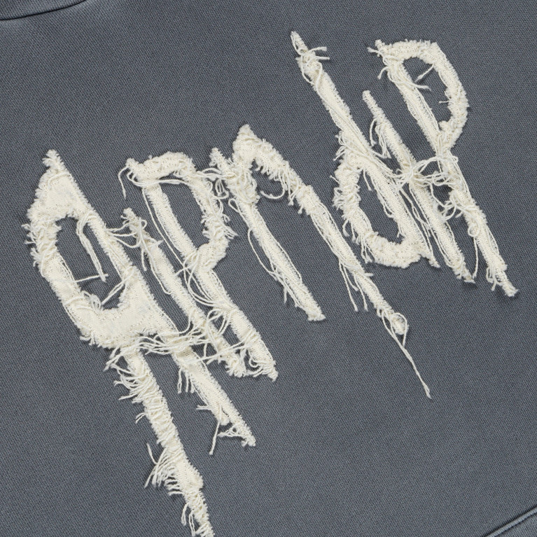 Толстовка Ripndip Insano Distressed Hoodie Charcoal Vintage Wash