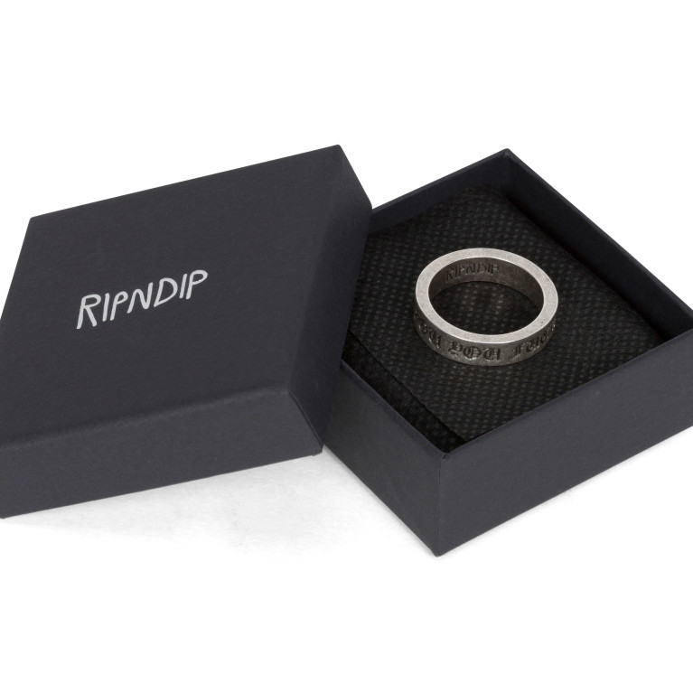 Кольцо Ripndip Fuckin Fuck Ring Silver 8