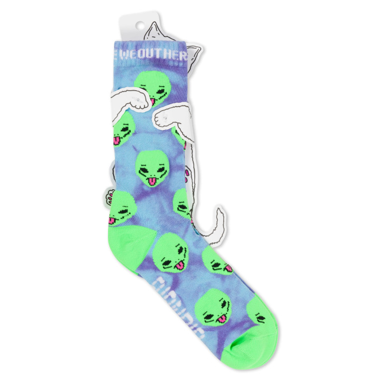 Носки Ripndip We Out Here Socks Purple Tie Dye