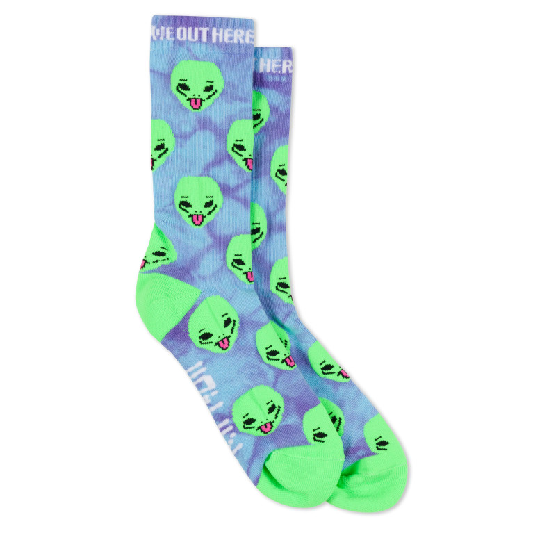 Носки Ripndip We Out Here Socks Purple Tie Dye