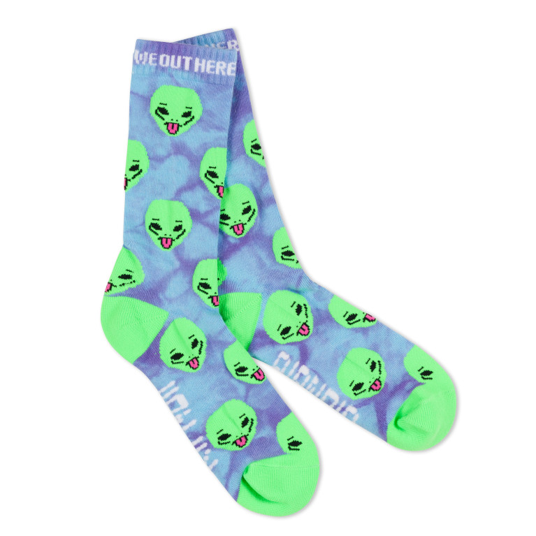 Носки Ripndip We Out Here Socks Purple Tie Dye