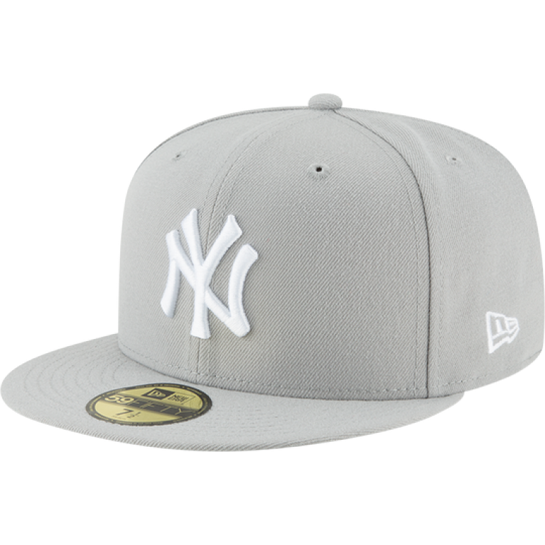 Кепка New Era Basic New York Yankees 59Fifty Fitted Gray