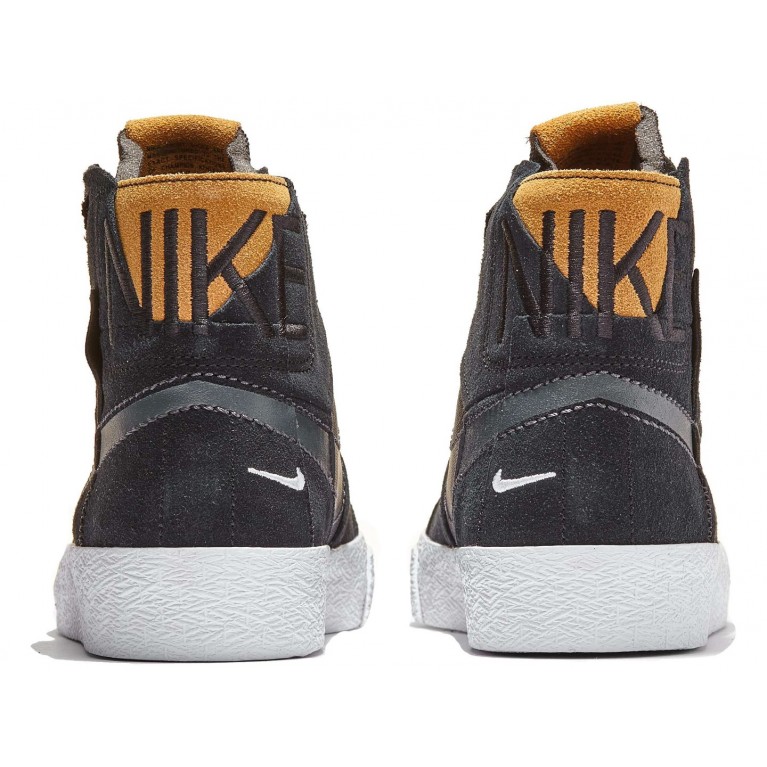 Купить Кеды Nike SB Blazer Mid Prm Zine Black/Anthracite-Wht