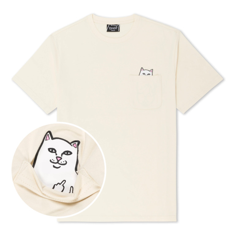 Футболка Ripndip Lord Nermal Pocket Tee Natural