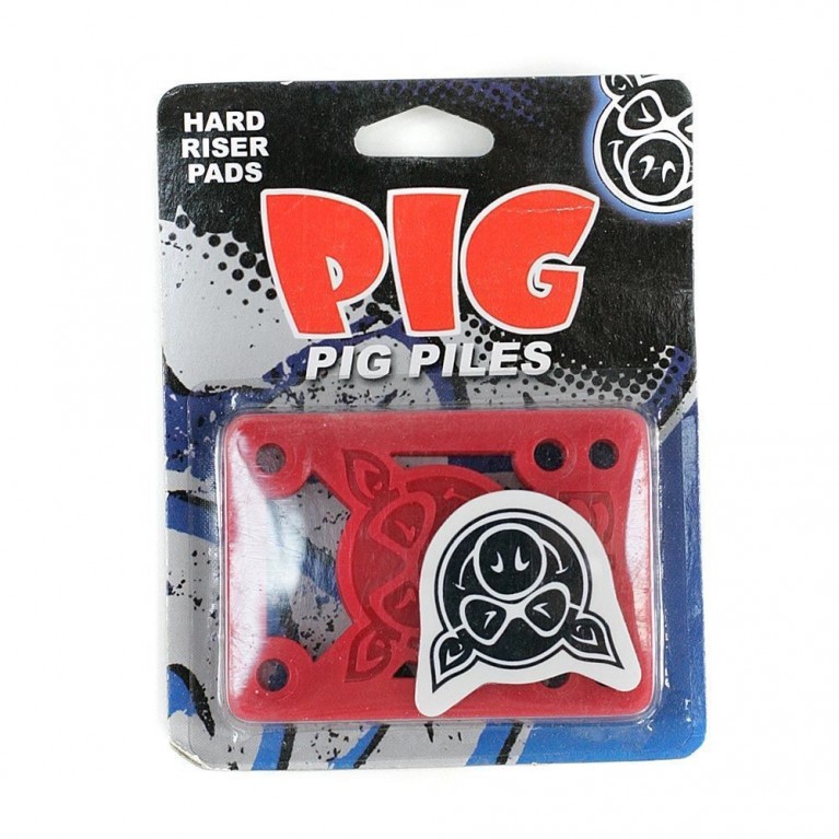 Подкладка (комплект) Pig Piles 1/8" Hard Risers Red
