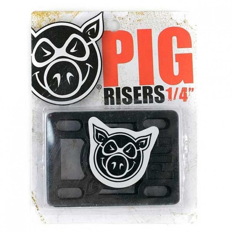 Подкладка (комплект) Pig Piles 1/4" Hard Risers Black