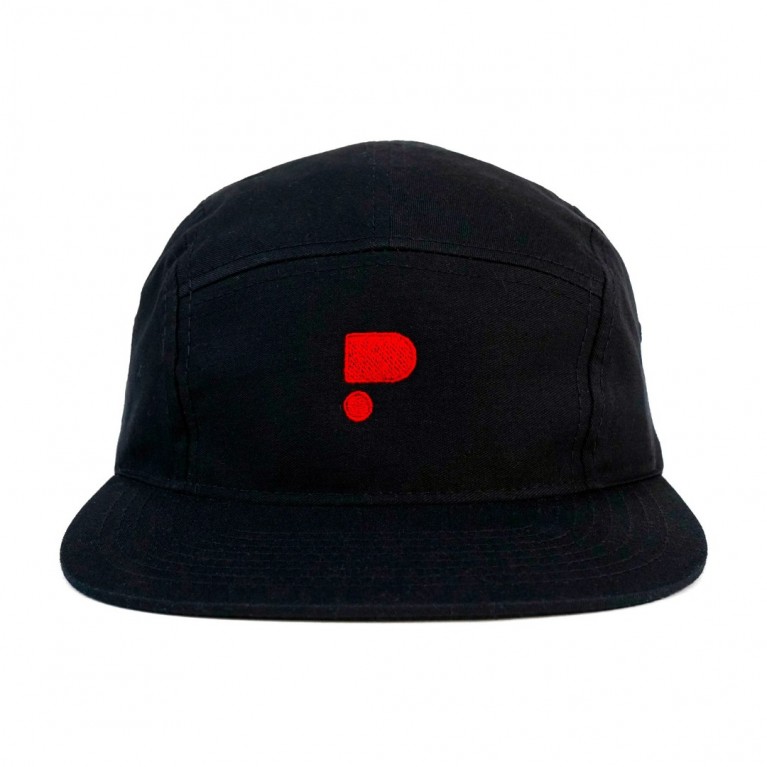 Кепка Pushca Classic P-Logo 5 Panel Cap Black