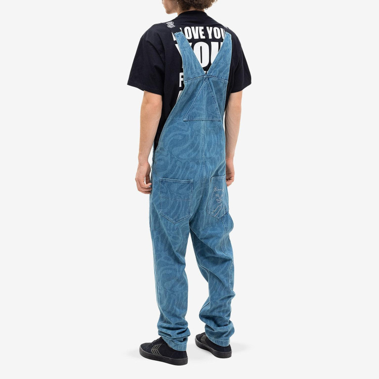 Комбинезон Ripndip Wilshire Denim Overalls Medium Wash