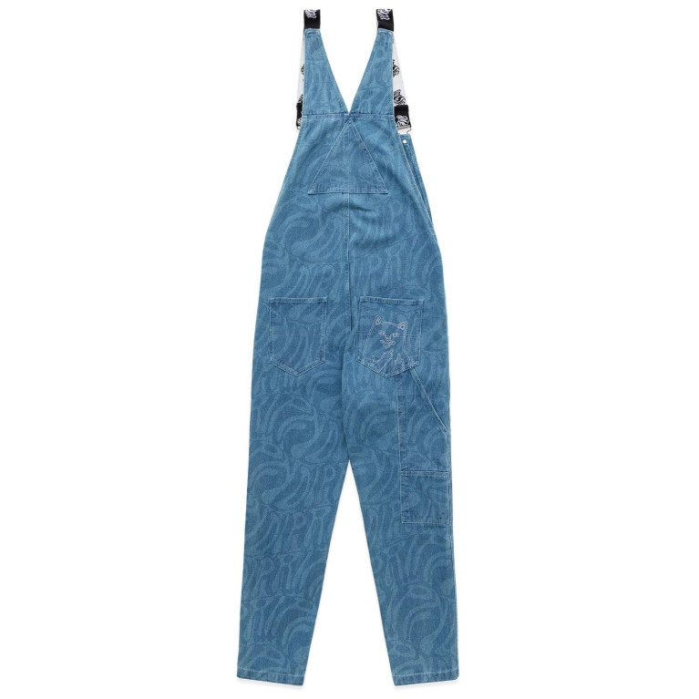 Комбинезон Ripndip Wilshire Denim Overalls Medium Wash