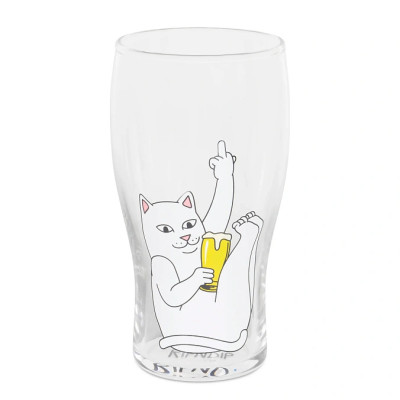 Стакан Ripndip Half Full Beer Glass Clear