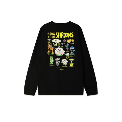 Лонгслив Ripndip Know Ur Shrooms Long Sleeve Black