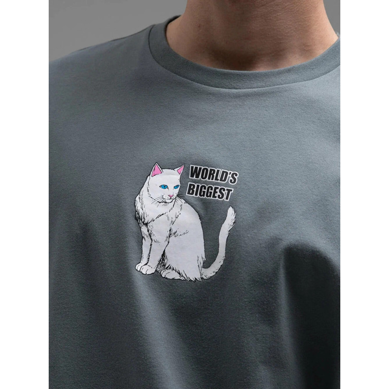 Футболка Ripndip World's Biggest Tee Charcoal