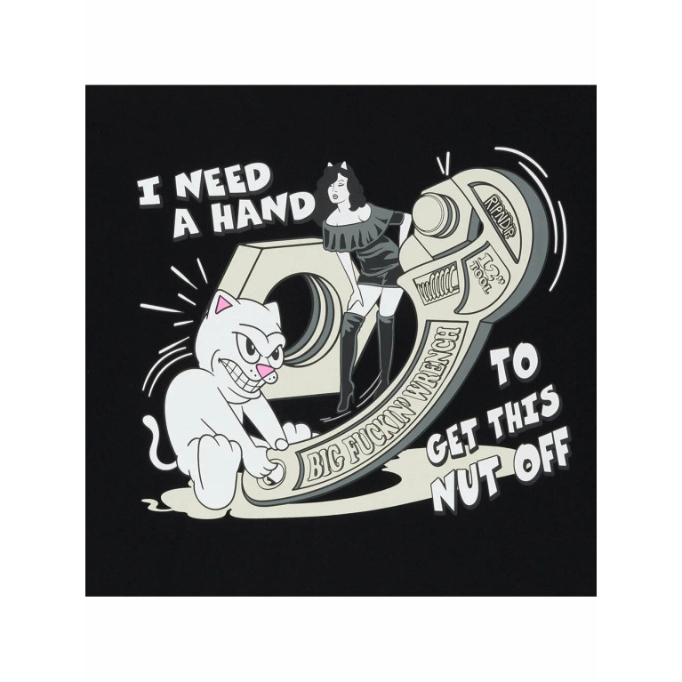 Футболка Ripndip Nut Off Tee Black