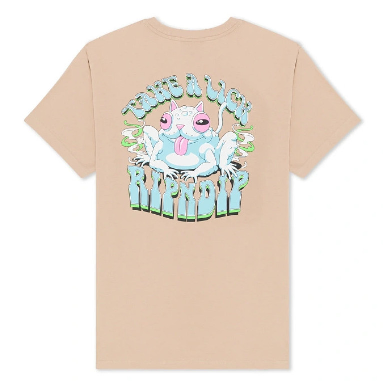 Футболка Ripndip Take A Lick Tee Almond