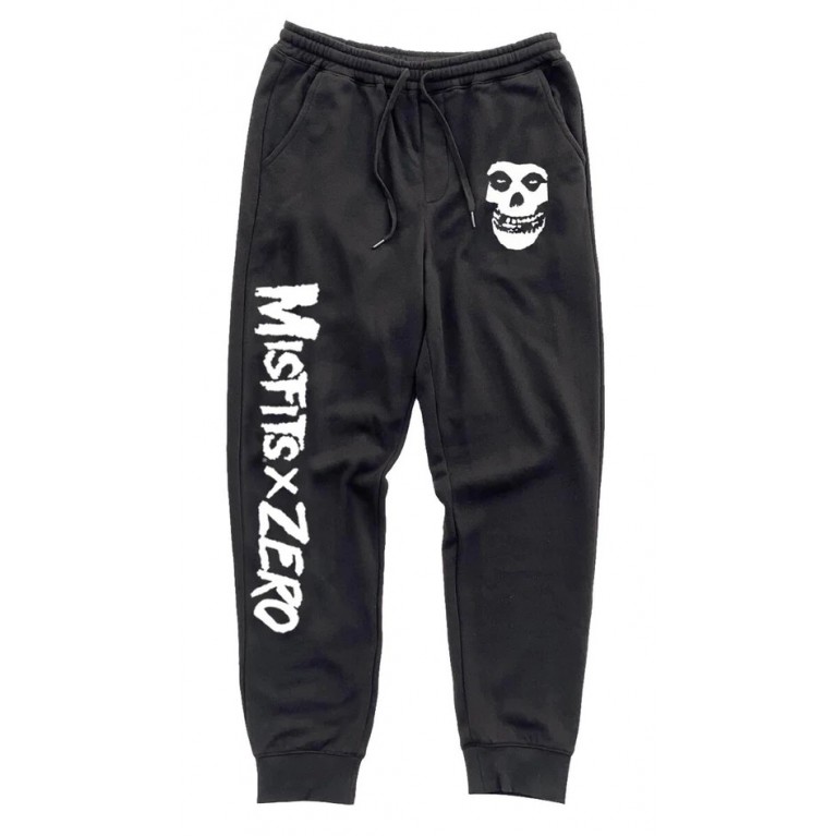 Купить штаны ZERO x MISFITS FIEND S/P SWEATPANTS BLACK/WHITE