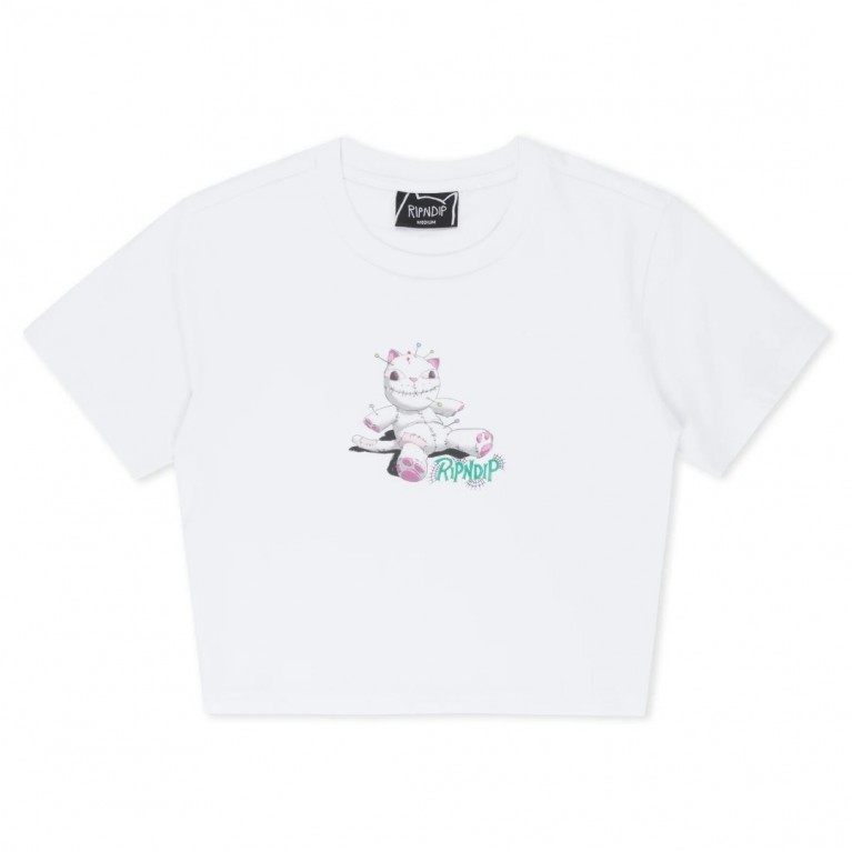 Кроп-топик Ripndip Travis Cropped Baby Tee White