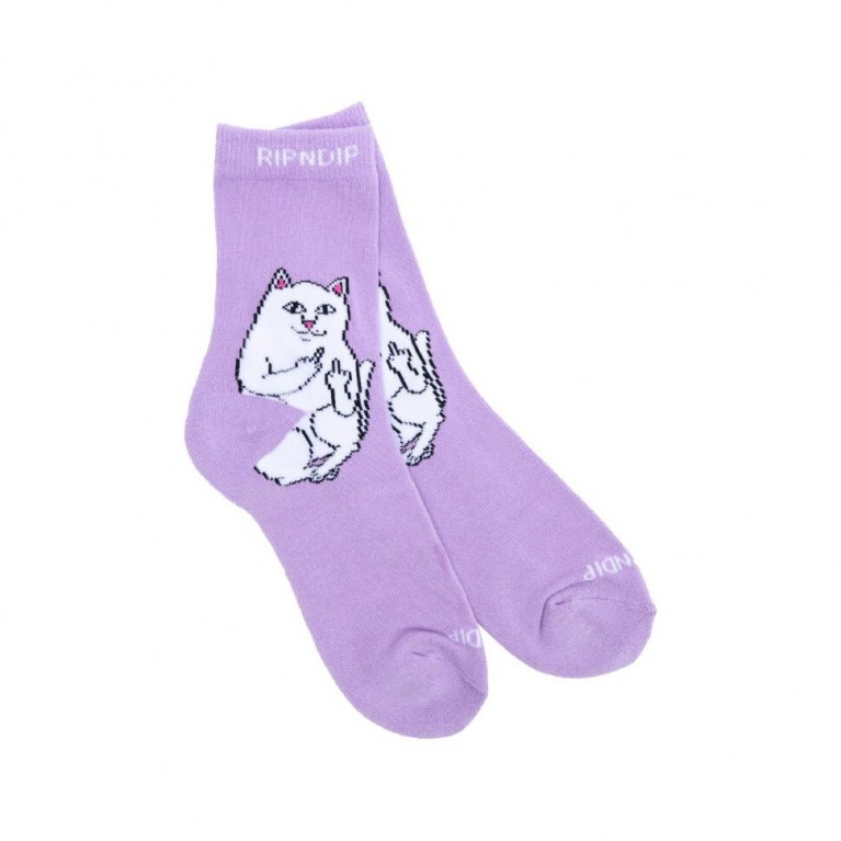 Носки Ripndip Lord Nermal Mid Socks (Lavender)