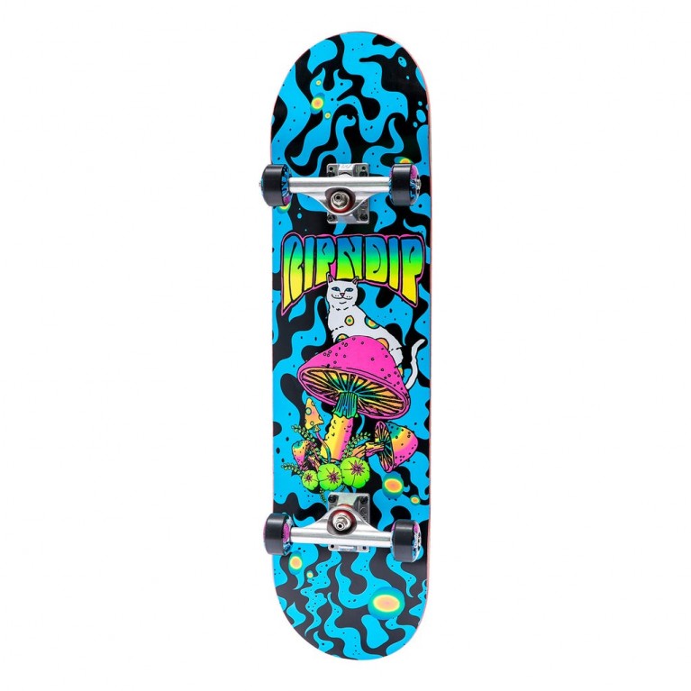 Скейтборд Ripndip Psychedelic Complete Skateboard Blue