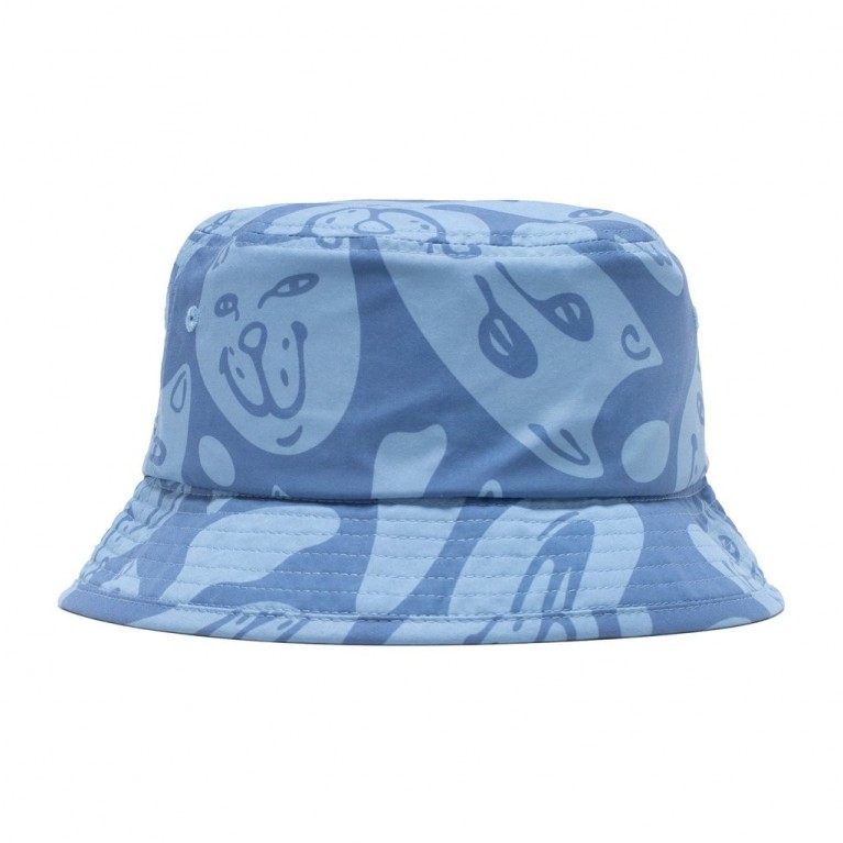 Панама Ripndip Many Faces Cotton Twill Bucket Hat Slate 