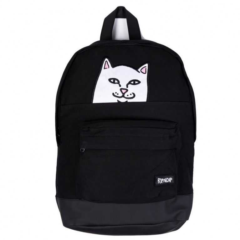 Рюкзак Ripndip Lord Nermal Backpack Black Corduroy