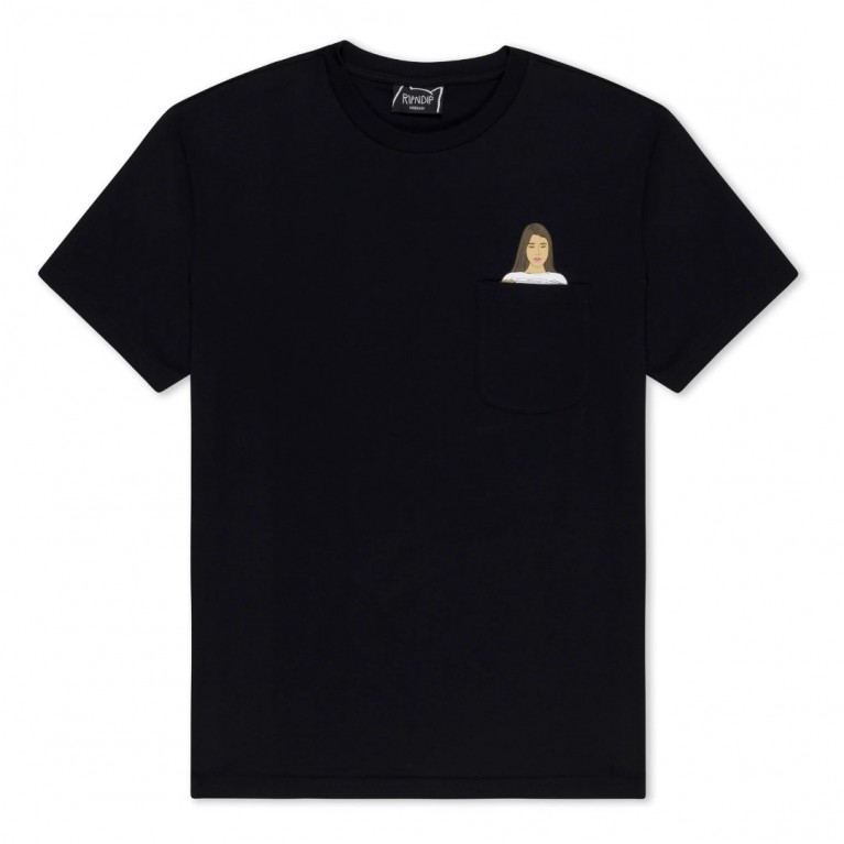 Футболка RIPNDIP Flashing Kittys Pocket Tee (Black)